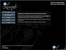 Tablet Screenshot of lucysmassage.co.uk